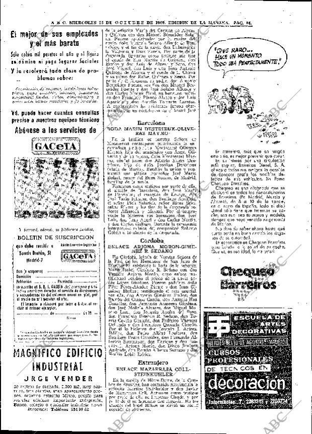 ABC MADRID 15-10-1969 página 64
