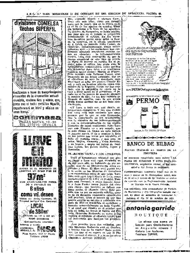 ABC SEVILLA 15-10-1969 página 48