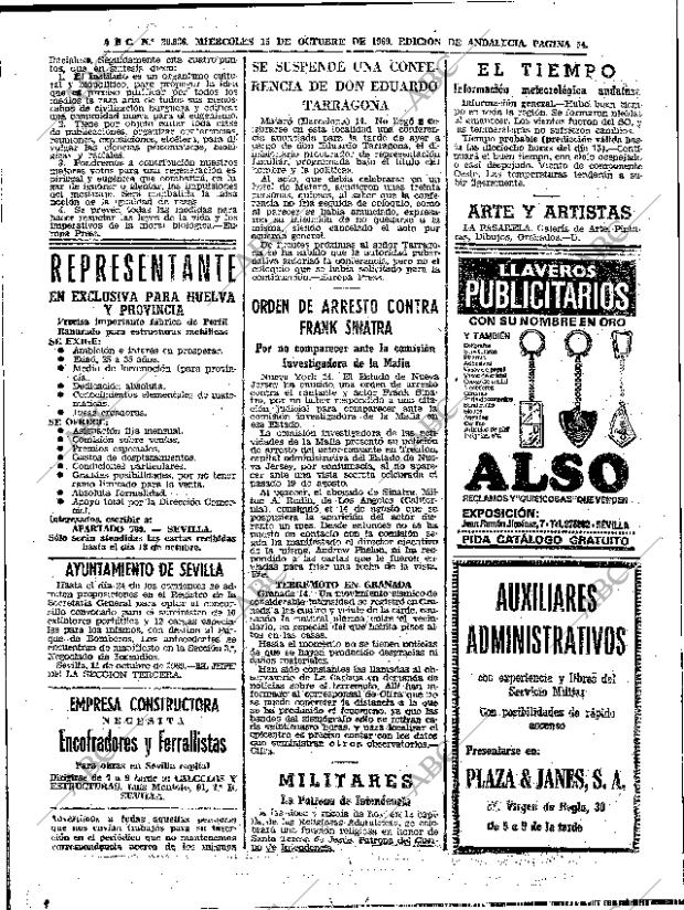 ABC SEVILLA 15-10-1969 página 54