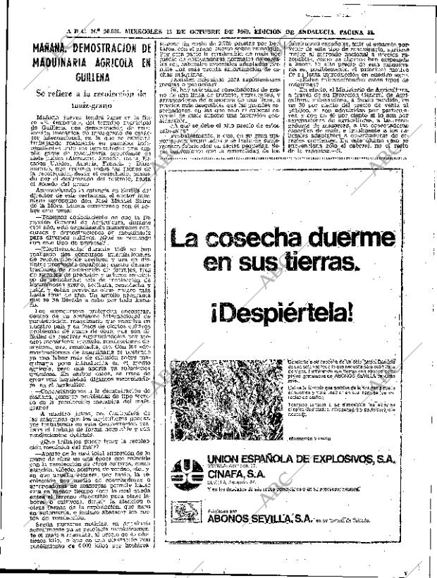 ABC SEVILLA 15-10-1969 página 55