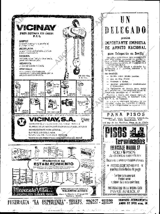 ABC SEVILLA 15-10-1969 página 95