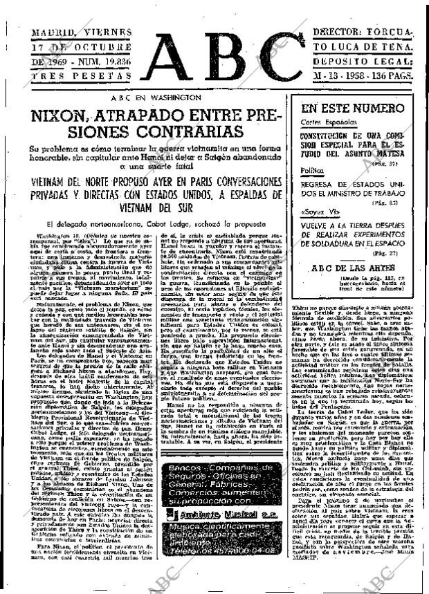 ABC MADRID 17-10-1969 página 25