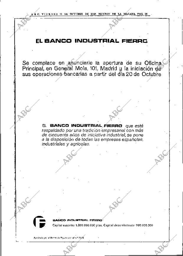 ABC MADRID 17-10-1969 página 38