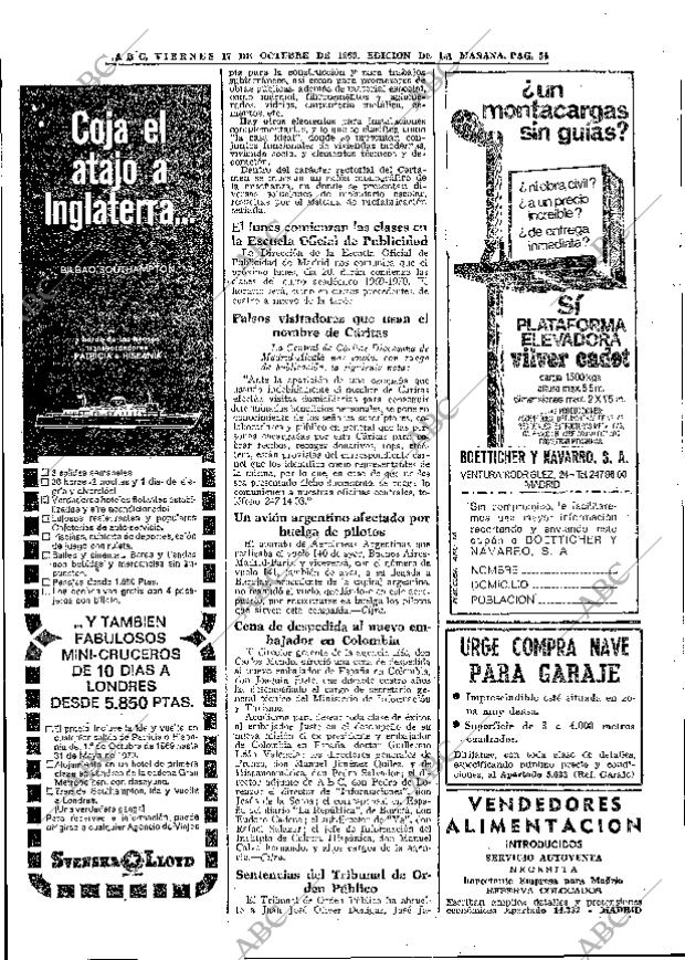 ABC MADRID 17-10-1969 página 54