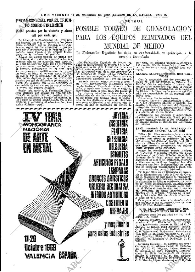 ABC MADRID 17-10-1969 página 75