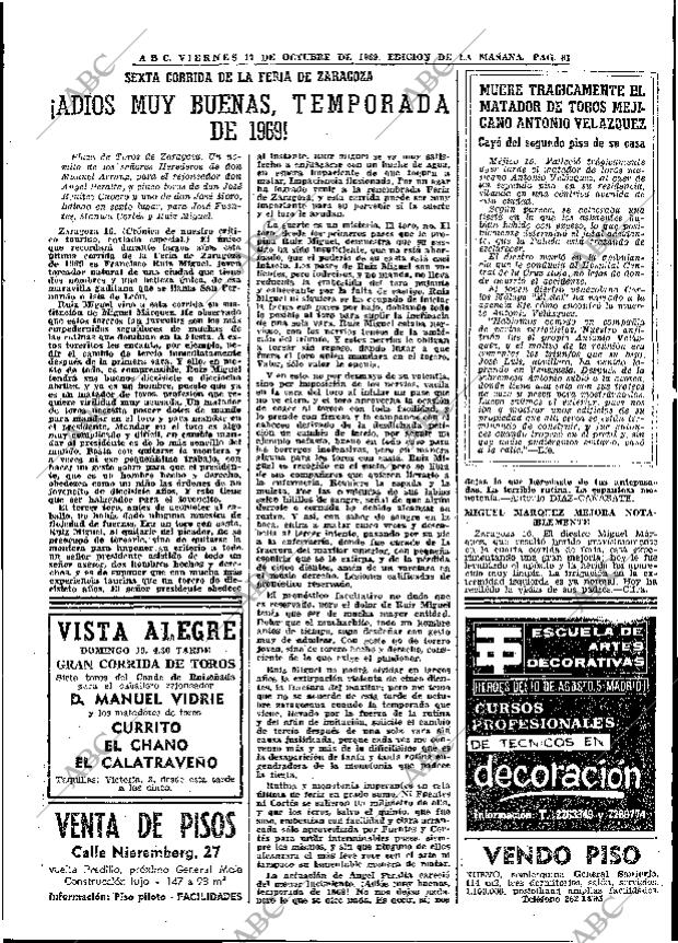 ABC MADRID 17-10-1969 página 81