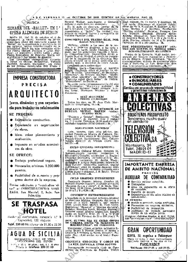 ABC MADRID 17-10-1969 página 82