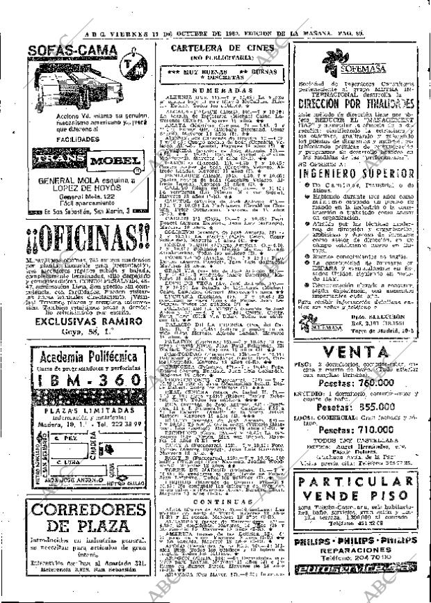 ABC MADRID 17-10-1969 página 89