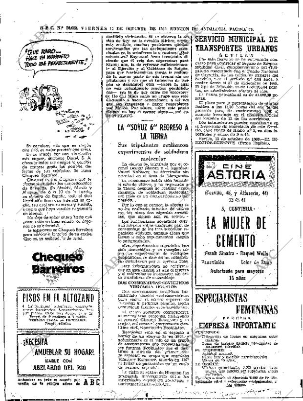 ABC SEVILLA 17-10-1969 página 70