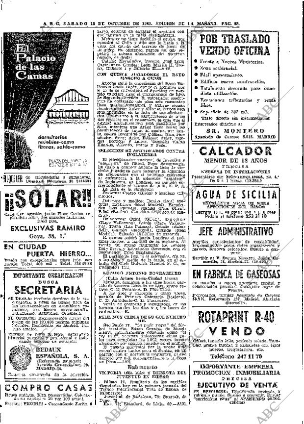 ABC MADRID 18-10-1969 página 82