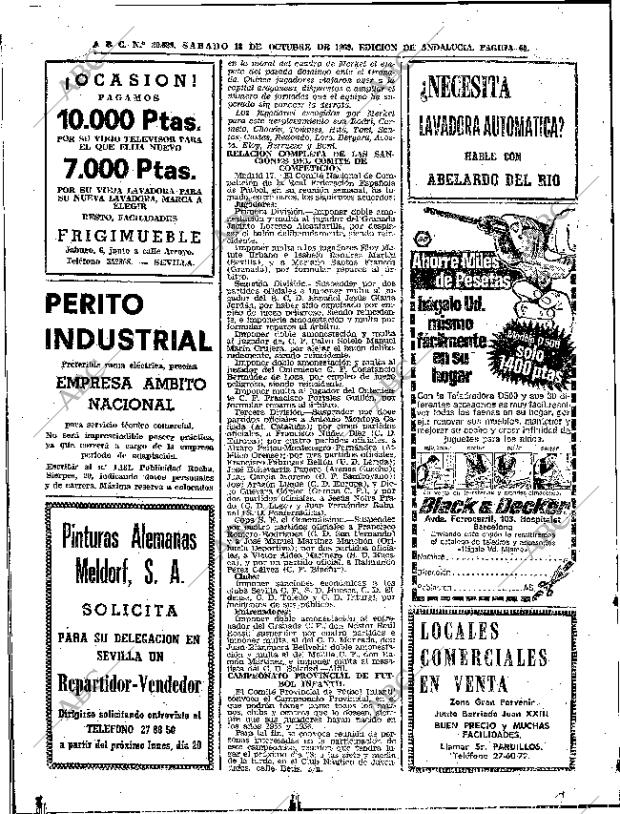 ABC SEVILLA 18-10-1969 página 68