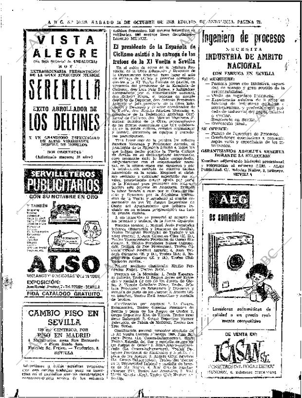 ABC SEVILLA 18-10-1969 página 72