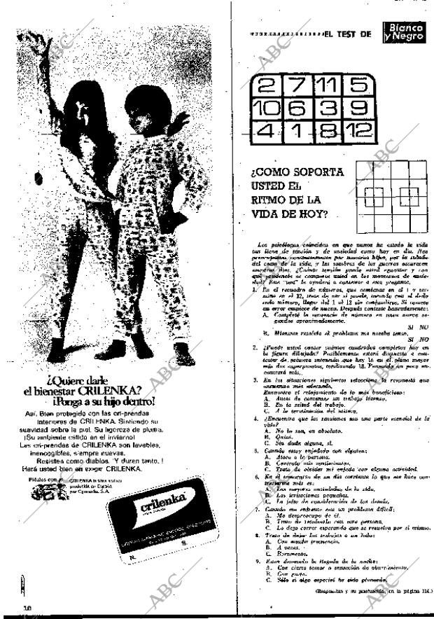BLANCO Y NEGRO MADRID 18-10-1969 página 10