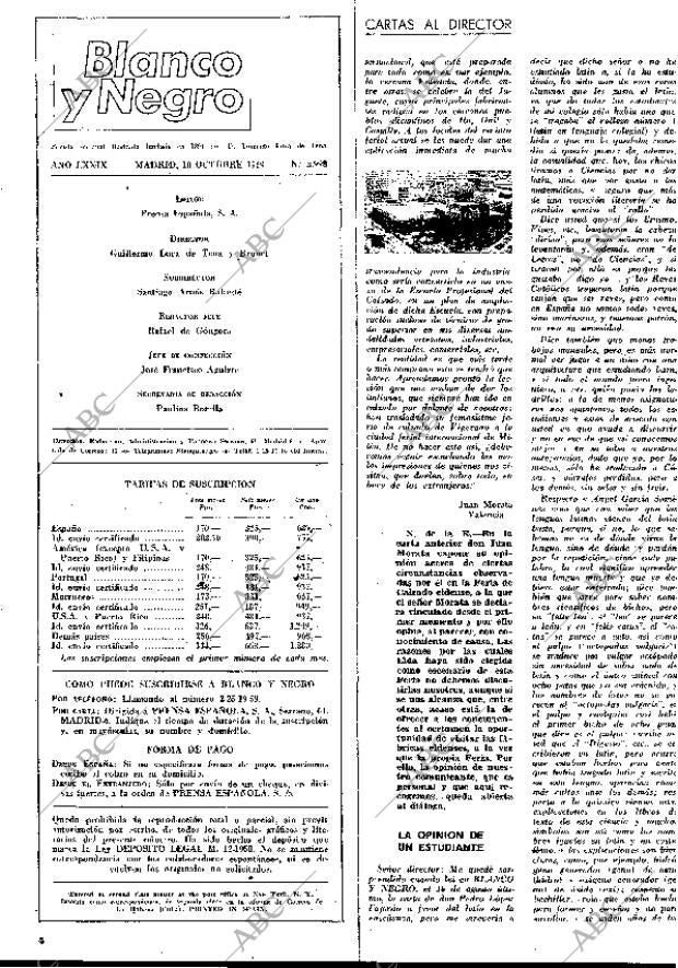 BLANCO Y NEGRO MADRID 18-10-1969 página 4