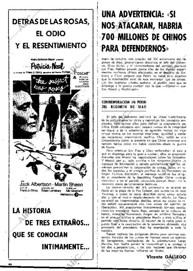 BLANCO Y NEGRO MADRID 18-10-1969 página 48
