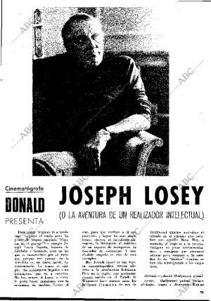 BLANCO Y NEGRO MADRID 18-10-1969 página 73