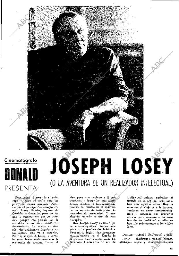 BLANCO Y NEGRO MADRID 18-10-1969 página 73