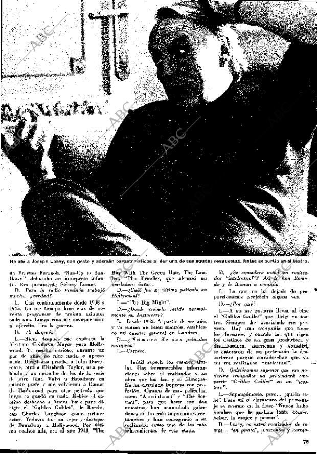 BLANCO Y NEGRO MADRID 18-10-1969 página 75