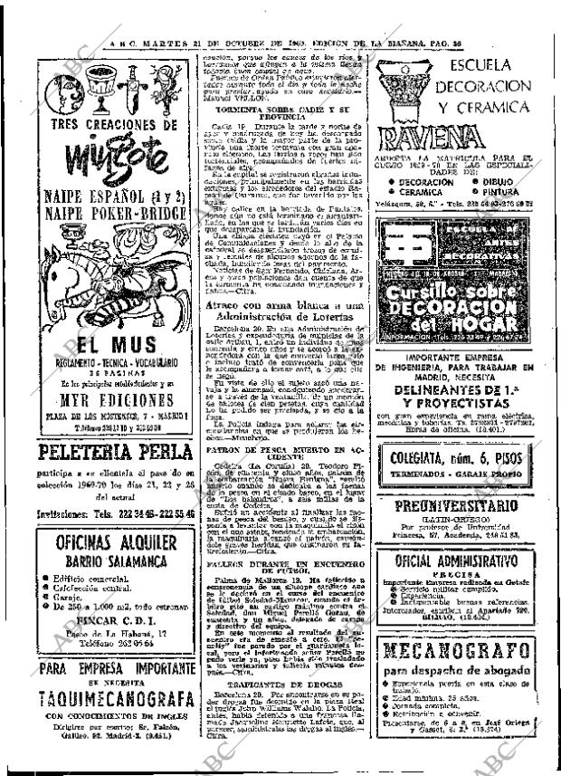 ABC MADRID 21-10-1969 página 36