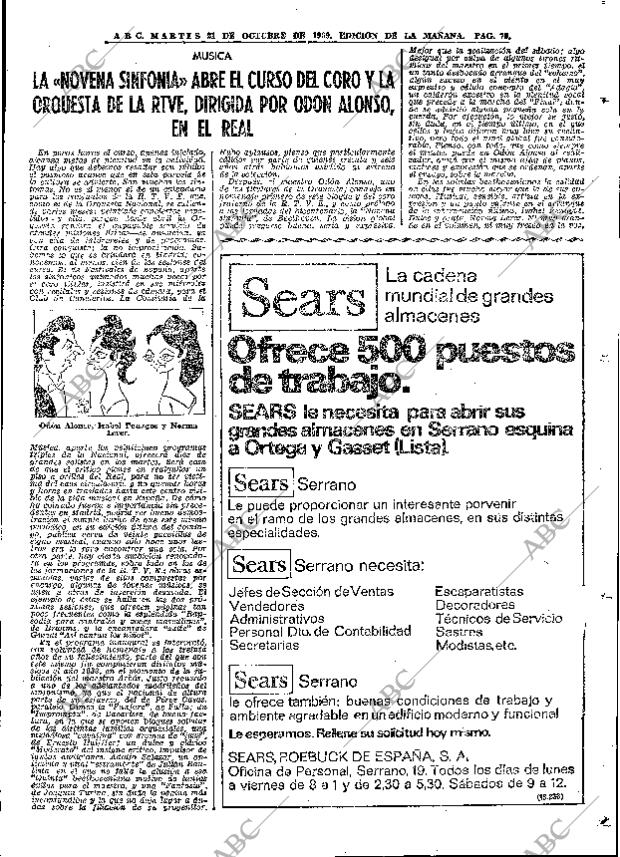 ABC MADRID 21-10-1969 página 79