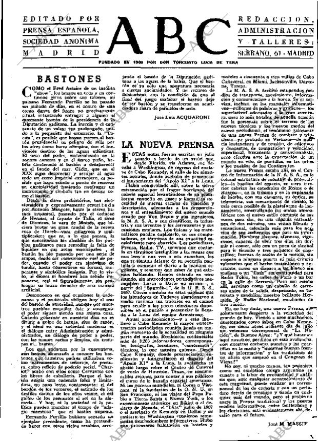 ABC MADRID 23-10-1969 página 3