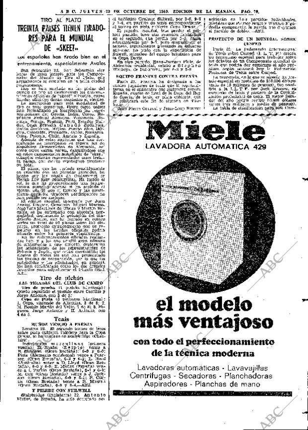 ABC MADRID 23-10-1969 página 79