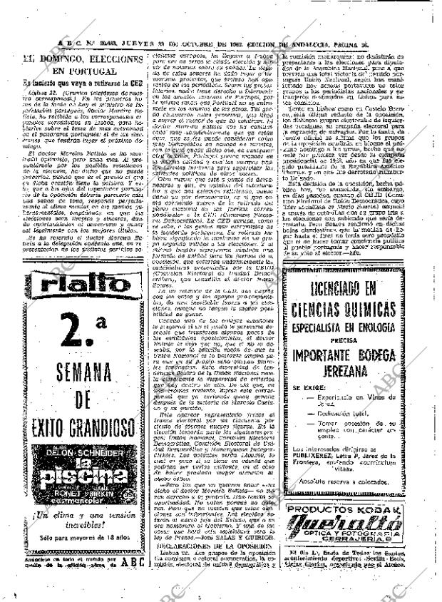 ABC SEVILLA 23-10-1969 página 36