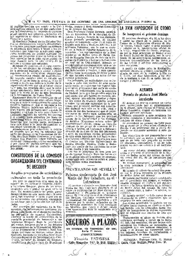 ABC SEVILLA 23-10-1969 página 46