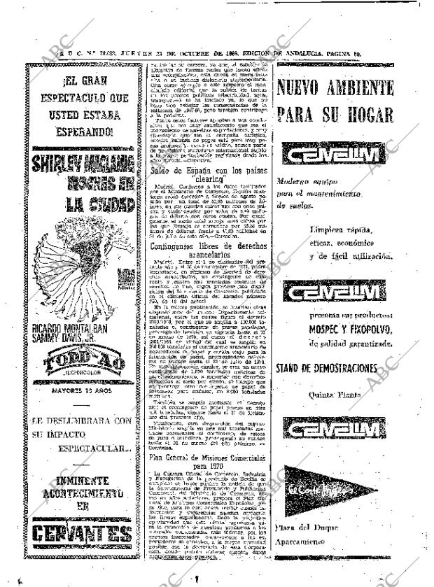 ABC SEVILLA 23-10-1969 página 50