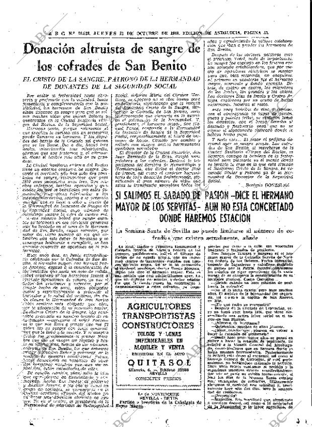 ABC SEVILLA 23-10-1969 página 57