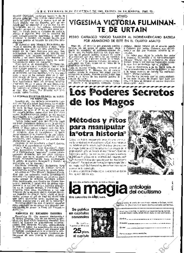 ABC MADRID 24-10-1969 página 73