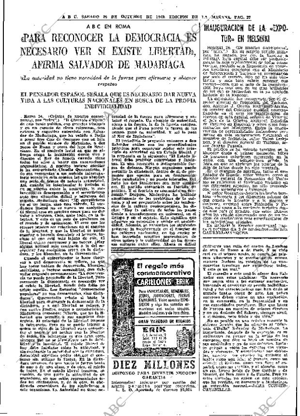 ABC MADRID 25-10-1969 página 37