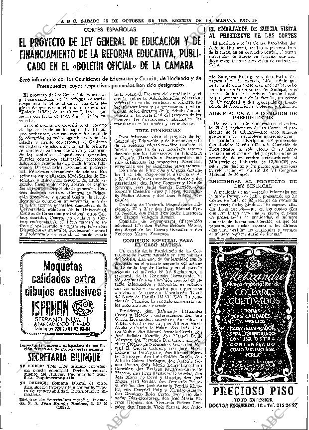 ABC MADRID 25-10-1969 página 39