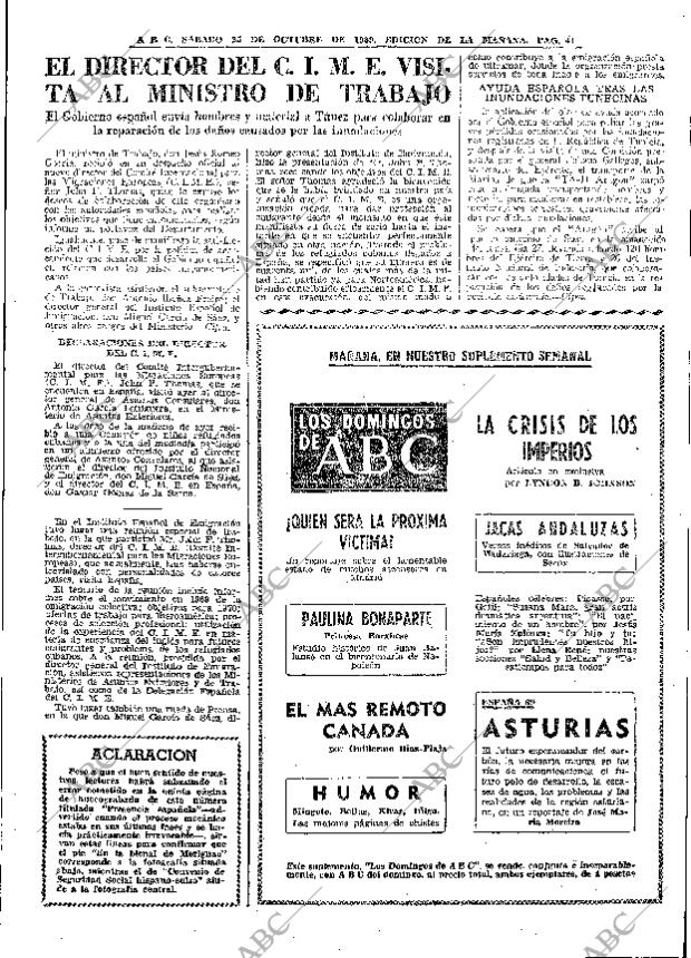 ABC MADRID 25-10-1969 página 41