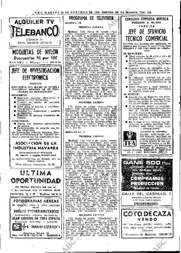 ABC MADRID 28-10-1969 página 101