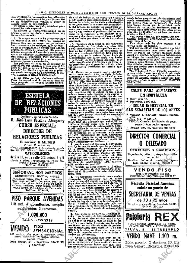 ABC MADRID 29-10-1969 página 30