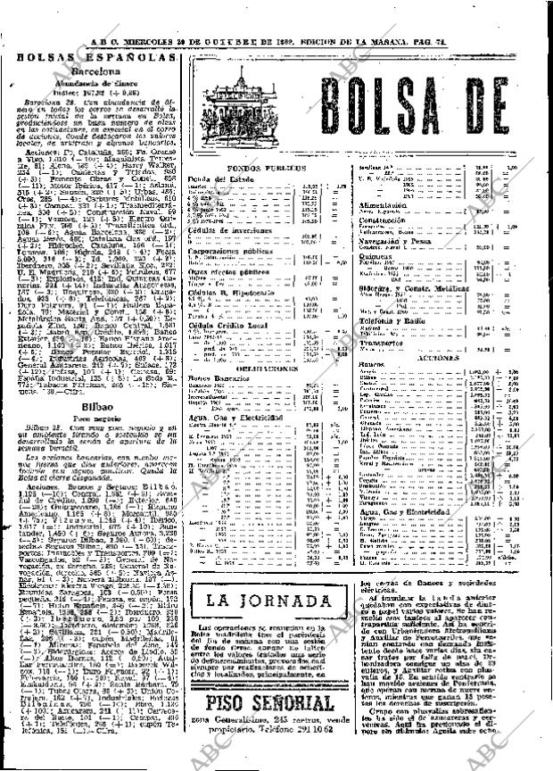 ABC MADRID 29-10-1969 página 74