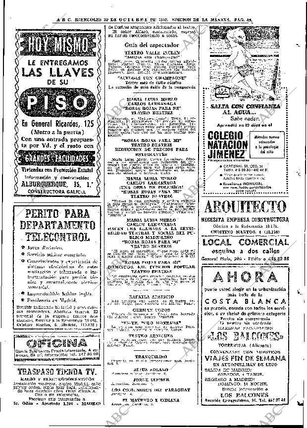 ABC MADRID 29-10-1969 página 89