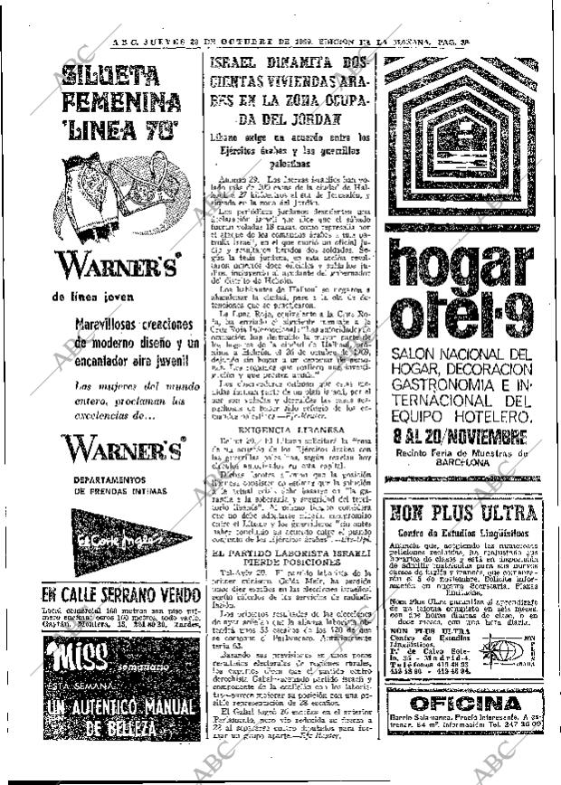 ABC MADRID 30-10-1969 página 38