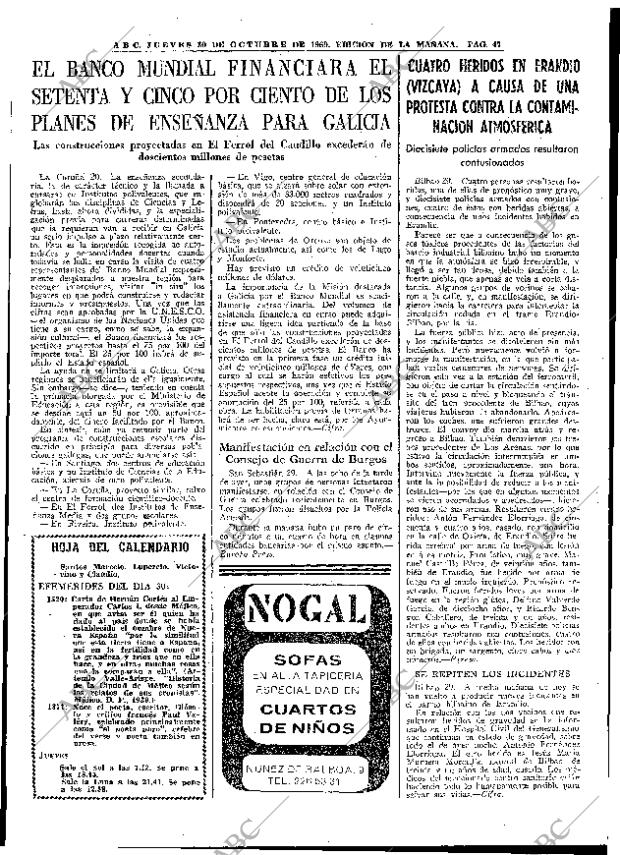 ABC MADRID 30-10-1969 página 47