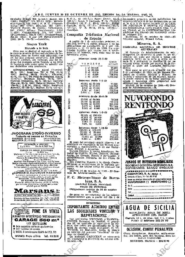 ABC MADRID 30-10-1969 página 76