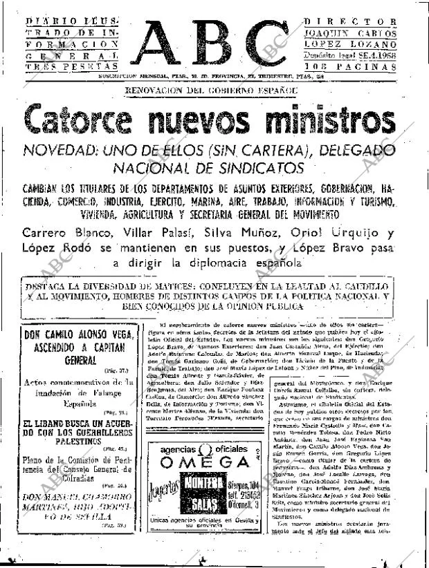 ABC SEVILLA 30-10-1969 página 31