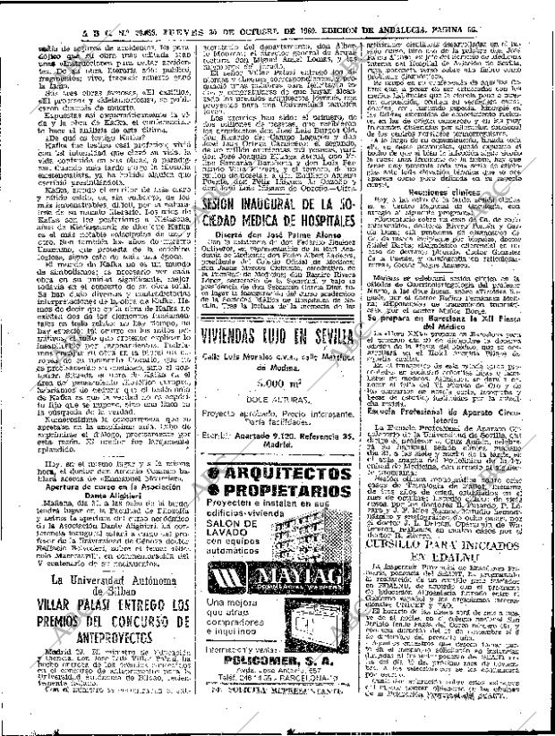 ABC SEVILLA 30-10-1969 página 56