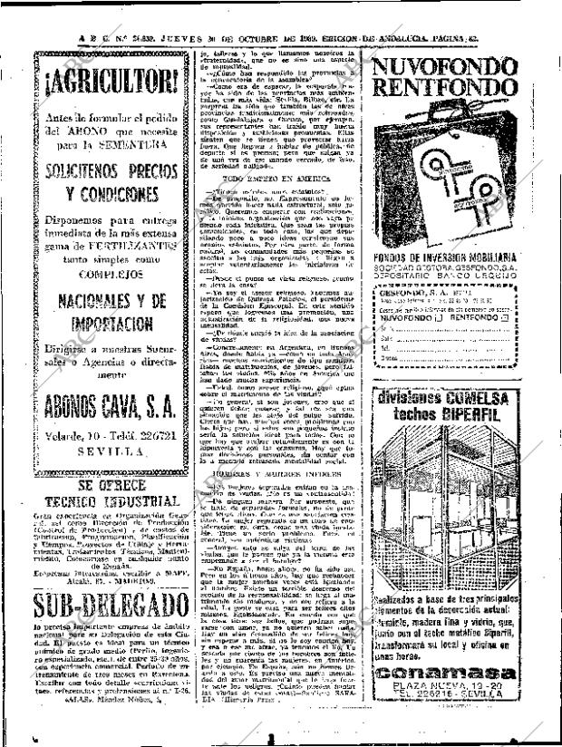 ABC SEVILLA 30-10-1969 página 86