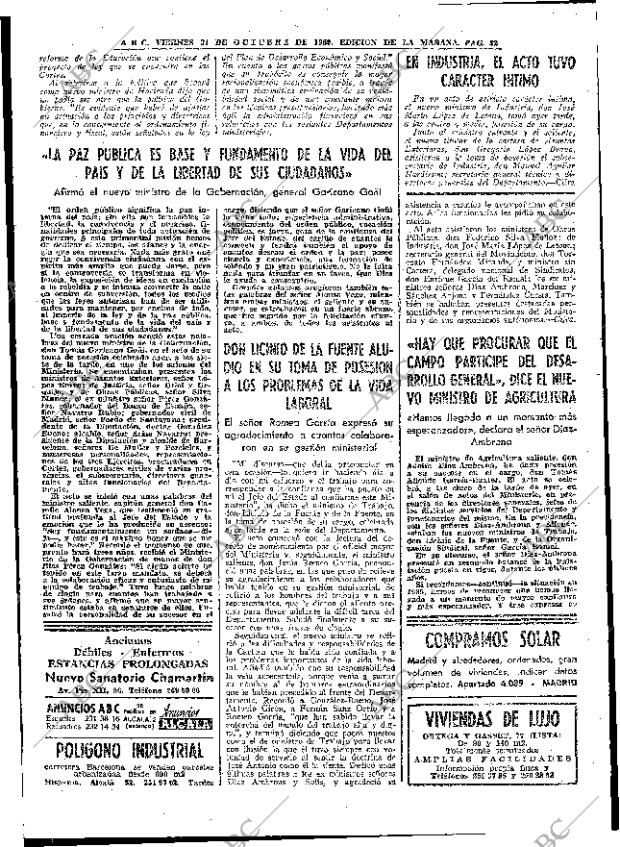 ABC MADRID 31-10-1969 página 32