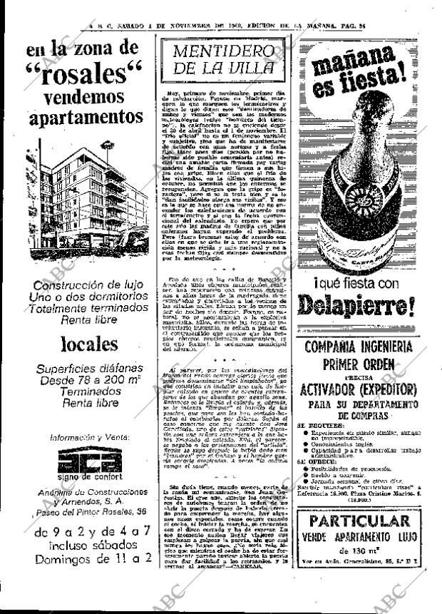 ABC MADRID 01-11-1969 página 54