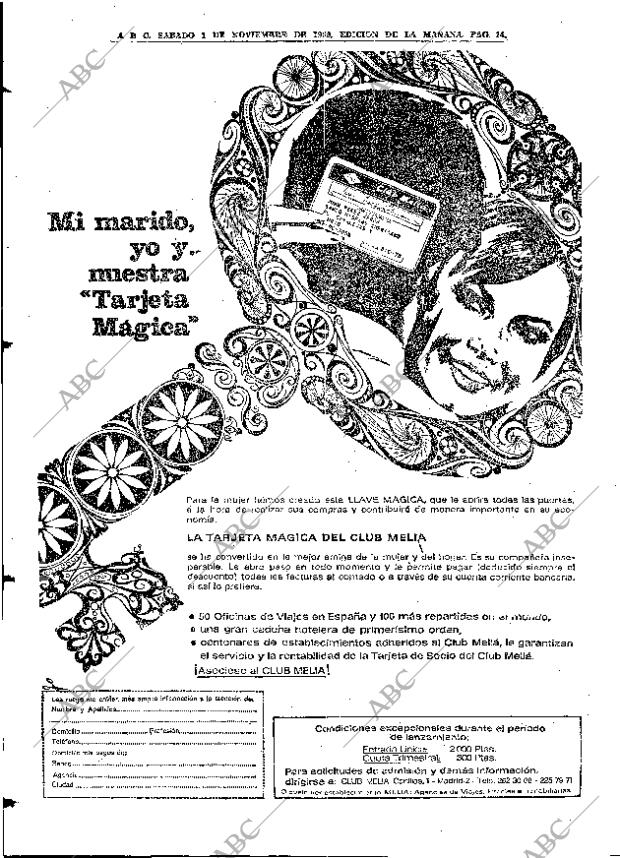 ABC MADRID 01-11-1969 página 74