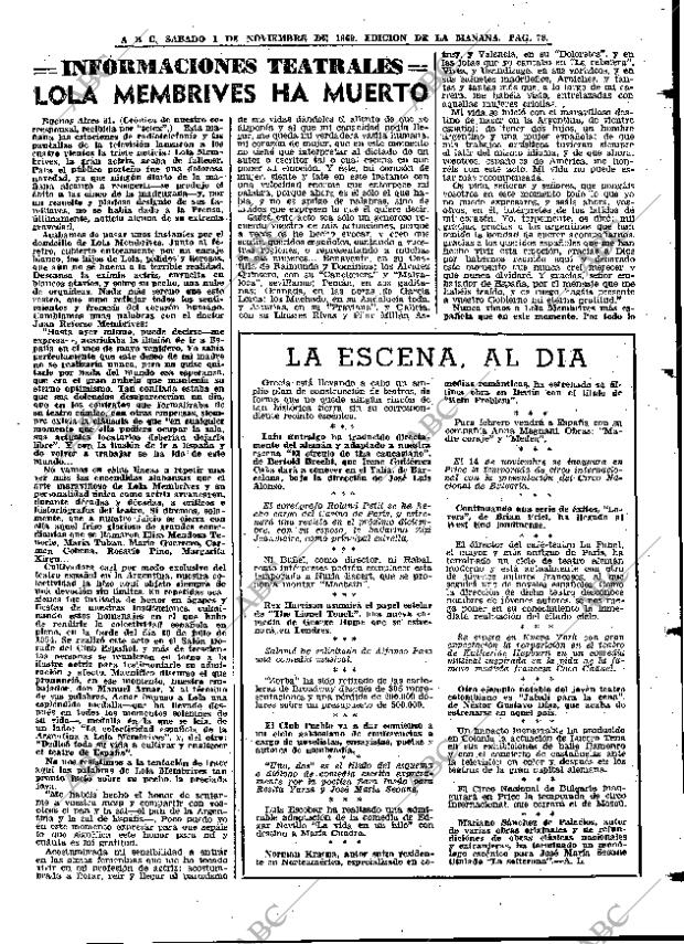 ABC MADRID 01-11-1969 página 79