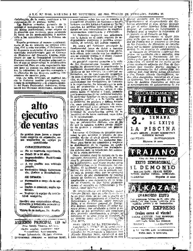 ABC SEVILLA 01-11-1969 página 32