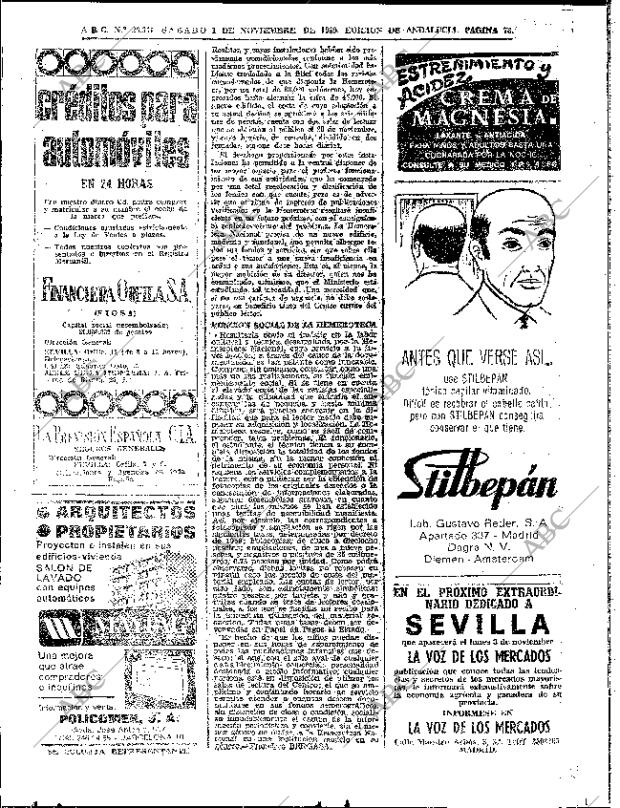ABC SEVILLA 01-11-1969 página 78
